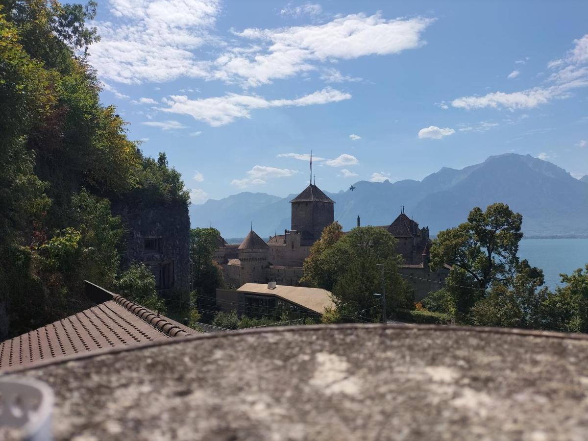 Aparthotel Castle View Veytaux Esterno foto